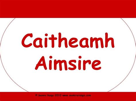©caitheamhaimsire Gaeilge