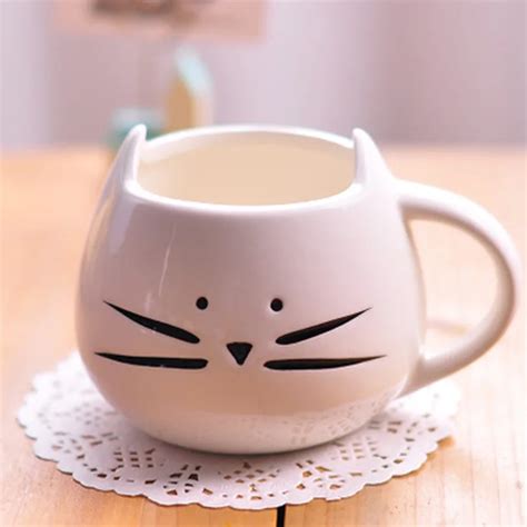 Koohoo 3d Cat Mug Ceramic Coffee Cup Children Girl Boy Cute Creative