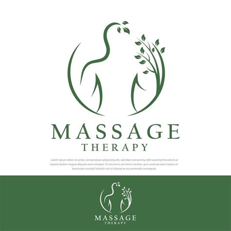 massage therapy logo woman vector illustration 3835998 vector art at vecteezy