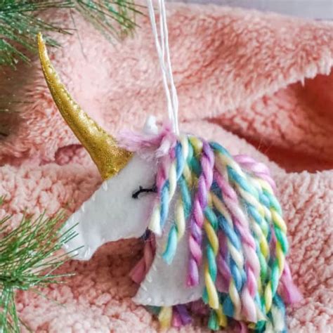 Diy Unicorn Christmas Ornament With Cricut
