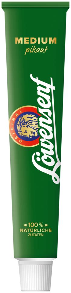 Löwen senf extra scharf 200 ml tube. Löwensenf | Unser Löwensenf Shop | Hier online bestellen