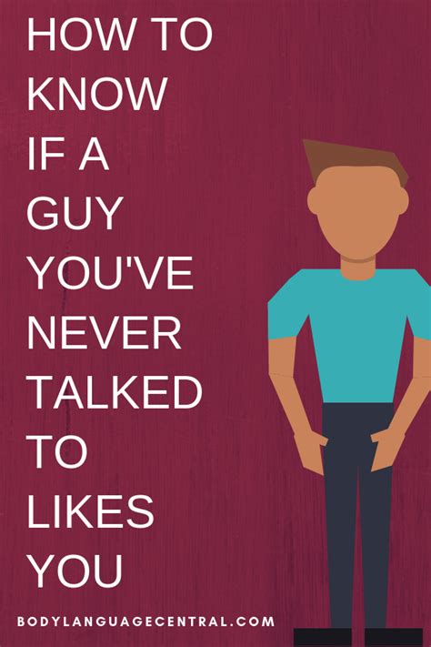 How To Know If A Guy Youve Never Talked To Likes You Signs Guys Like You How To Know Facts