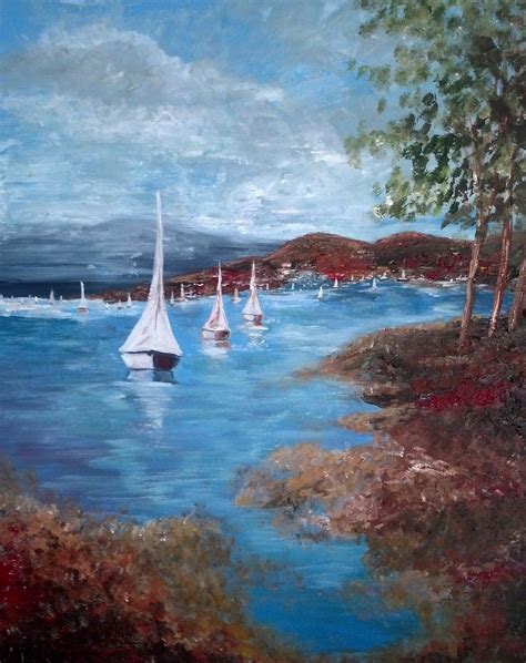 Sailboats Sold Art By Amy Provonchee