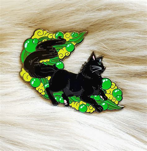 Black Cat Enamel Pin