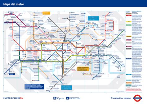 Mapa Del Metro De Londres En Pdf Mapa