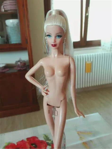 Barbie Red Carpet Repaint Reroot Nuda Nude Naked Model Muse Doll Mattel Eur Picclick It