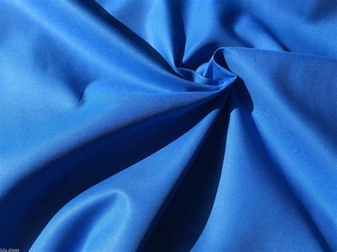 Plain Blue 100 Cotton Poplin Fabric Material Extra Wide 300cm Per Metre