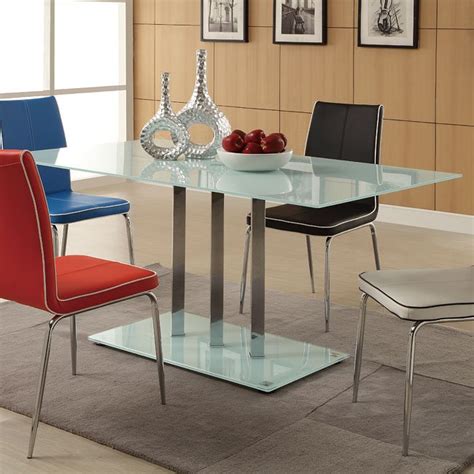 We did not find results for: Goran Frosted Glass Top Dining Table Homelegance ...