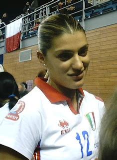 Hot Female Volleyball Player Francesca Piccinini Beauty In Sports