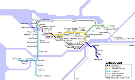 Vancouver Subway Map