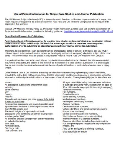 It is the map that will lead you the learnings you need, and will help ensure that your research sessions are… +1, a link to the example discussion guide would be awesome. 10+ Patient Case Study Examples in PDF | DOC | Examples