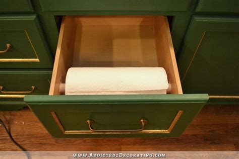 From Kitchen Drawer To Hidden Paper Towel Holder Addicted 2