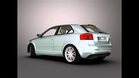 3d Model Of Audi A3 2011 Review Youtube