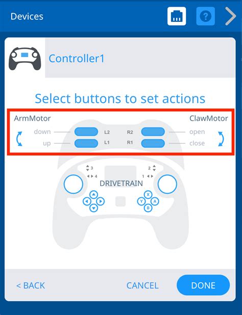 Configuring The V5 Controller In Vexcode V5 Vex Library