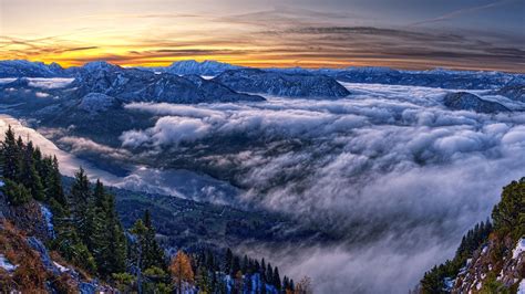 1920x1080 Austria Cloud Horizon Landscape Mountain Nature Panorama ...