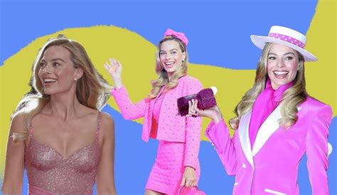 We Want Margot Robbies Barbie Pink Promotion Outfits Just Like We Wanted Our Dolls Cute Dresses