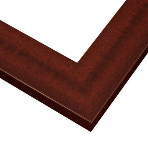 Modern Wood Finish Frame Hpl3 Wide Red Mahogany Finish Picture Frame