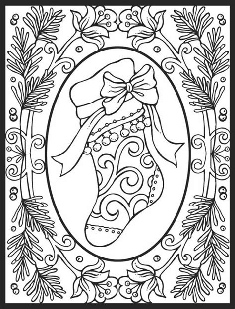 Free Printable Vintage Christmas Coloring Pages Coloring Home