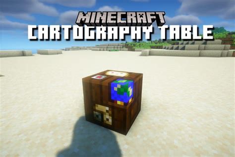 How To Make And Use Cartography Table In Minecraft