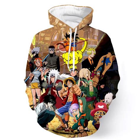 Browse the full collection of designer anime hoodies and streetwear by imouri. Aliexpress.com : Buy Anime Hooded Sweatshirts Goku/Luffy ...