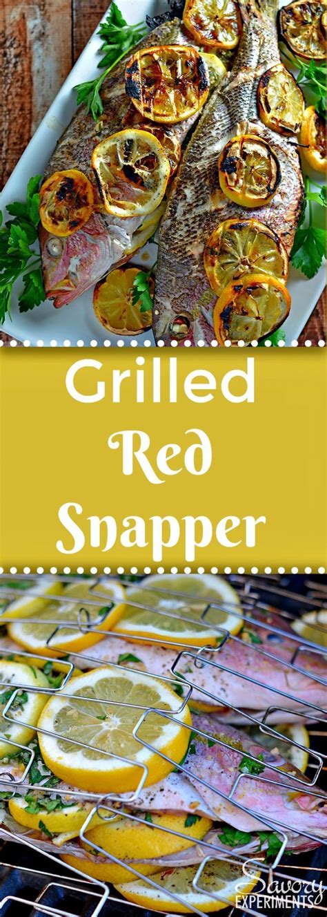 And watch videos demonstrating recipe prep and cooking techniques. Grilled Red Snapper- how to prepare and grill whole fish ...