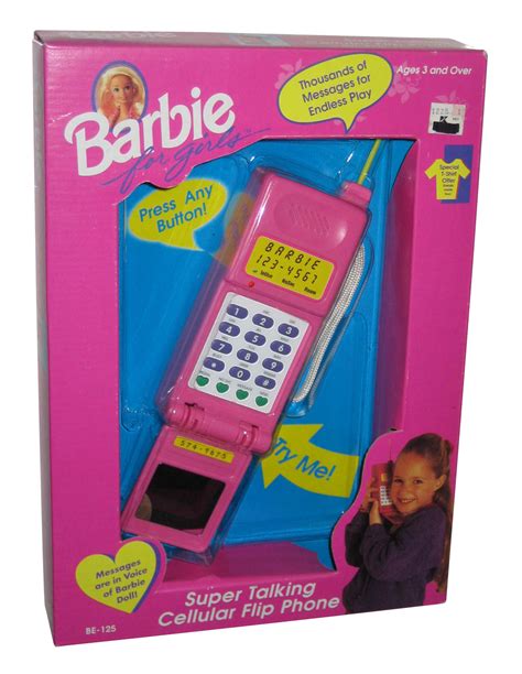 Barbie Super Talking Cellular Flip Phone 1995 Mattel Vintage Toy 92298900872 Ebay