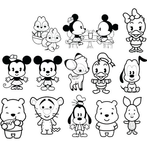 Coloring Pages Cute Disney At Free Printable