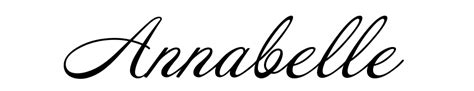 Annabellejf Font Free Download