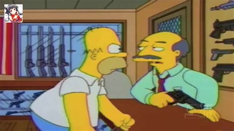 Homer Buys A Gun Youtube