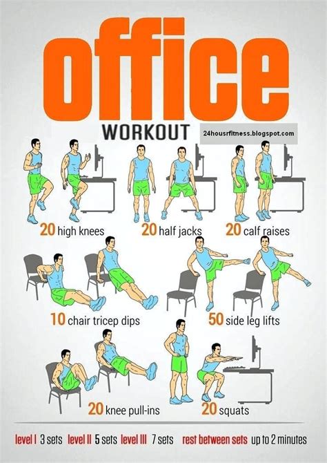 Office Chair Exercises For Stomach Office Workout Hour Fitness Office