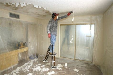 Popcorn ceiling texture removal and painting. Popcorn Ceiling Removal and Repair - Williams Painting