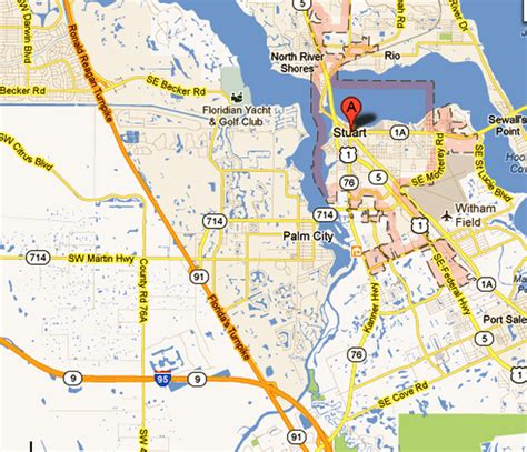 Map Of Stuart Riverland Stuart Florida 55 Residential Community
