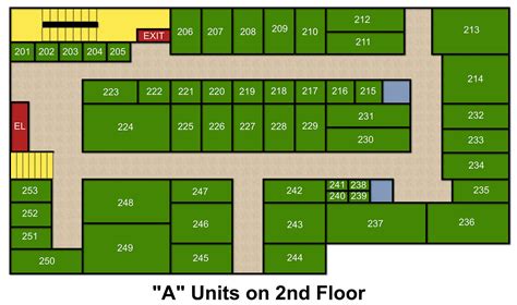 Facility Map Colley Self Storage
