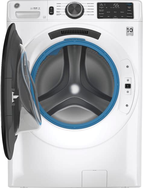 ge 4 8 cu ft 10 cycle high efficiency front loading washer with ultrafresh vent system with