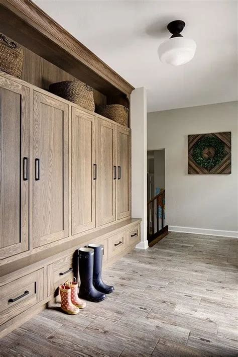 35 Inspiring Mudroom Entryway Decorating Ideas Wood Lockers Home