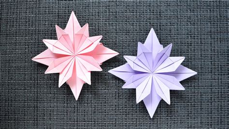 Brilliant Paper Flower Origami Tutorial Diy By Colormania Youtube