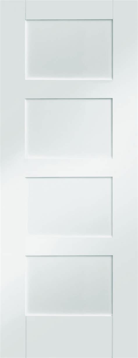 2040 X 726 X 40mm 4 Panel White Shaker Internal Door Wpsha4p726 At