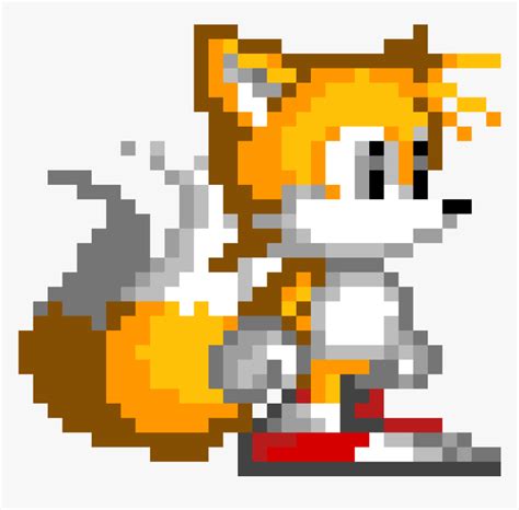 Tails Sprite Sonic Mania Hd Png Download Kindpng