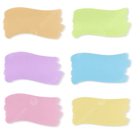 Colorful Text Boxes Text Box Banners Cute Text Boxes Brush Text