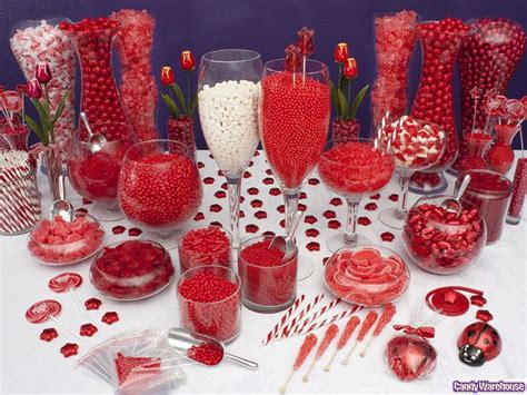 Red Candy Buffet | Red candy buffet, Candy bar wedding, Candy buffet tables