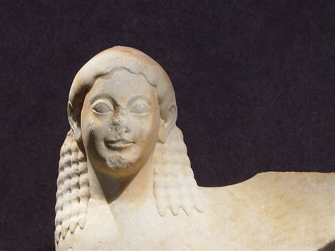 Grave Stele Finial Kerameikos Museum Athens Sphinx F Romanus
