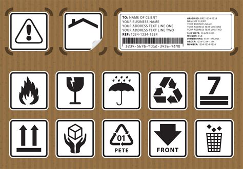 Packaging Symbols Free Vector Art 154277 Free Downloads