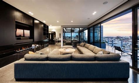 Coppin Penthouse By Jam Architects Interior Living Room Modern