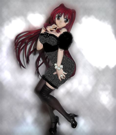 Anime Figure In Black Dress~ By Aardbeielfje On Deviantart