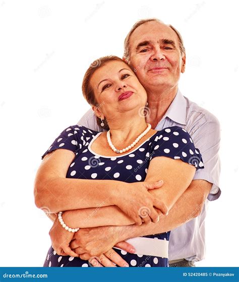 Old Couple Embracing Stock Image Image Of Married Enjoying 52420485