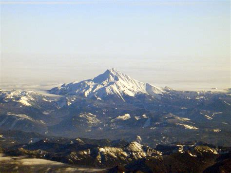 Mount Jefferson Or Aerial View As Seen From The West Us
