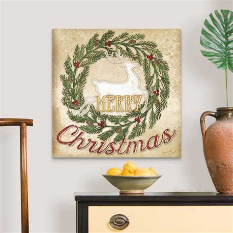Merry Christmas Canvas Art Print Ebay