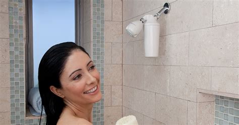 Premium Shower Filter Massaging Shower Head Aquasana