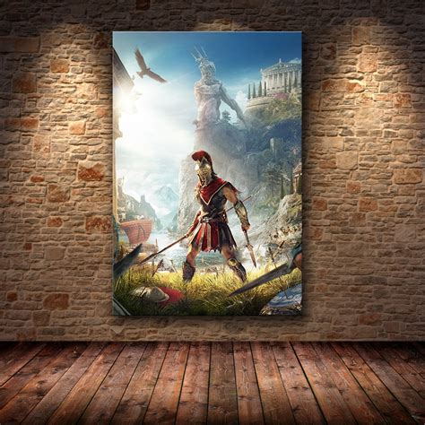 Unframed The Poster Decoration Painting Of Assassins Creed Odyssey