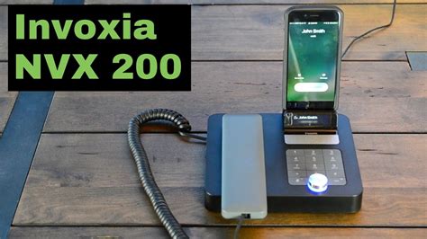 Smartphone Into A Desk Phone Invoxia Nvx 200 Youtube
